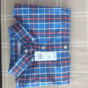Brand New Blue Check Abercrombie Shirt Large